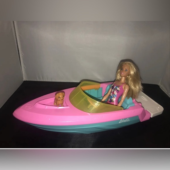 Barbie | Toys | Barbie Boat With Puppy And Barbie Floats In Water | Poshmark